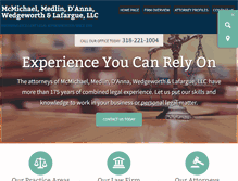 Tablet Screenshot of mmw-law.com